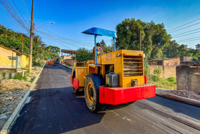 Belford Roxo: Ruas Avestruz e Azulão recebem asfalto em São Leopoldo