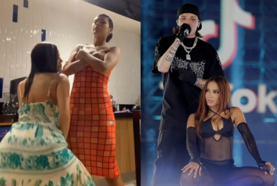 Lexa e Pocah imitam Anitta em sua performance com Peso Pluma