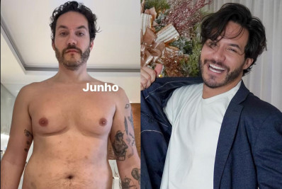 Eliezer mostra mudança corporal; confira antes e depois