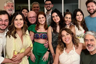 Separados a sete anos, Fátima Bernardes e William Bonner passam o Natal juntos com a família