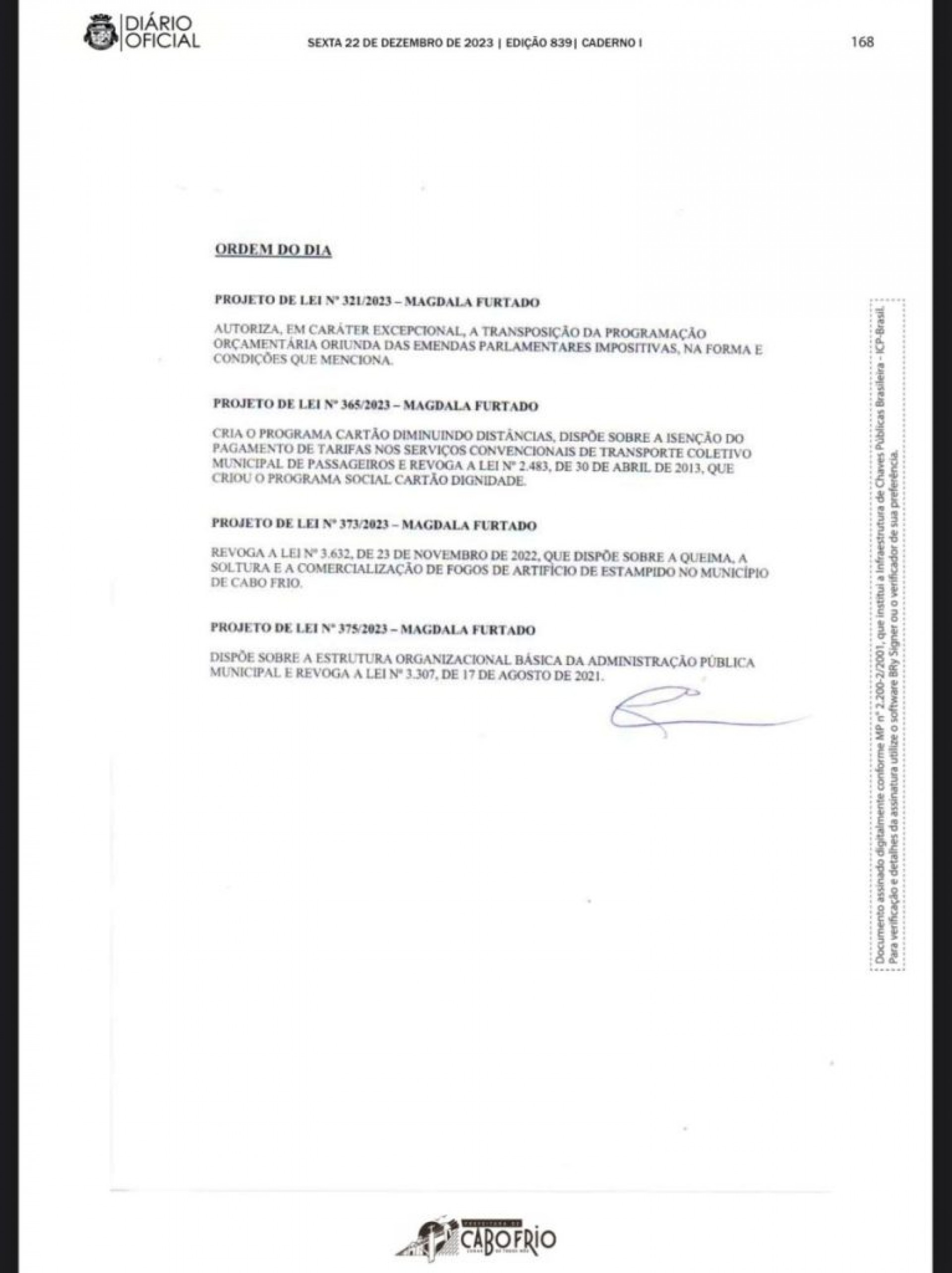 Regimento interno da C&acirc;mara - Divulga&ccedil;&atilde;o