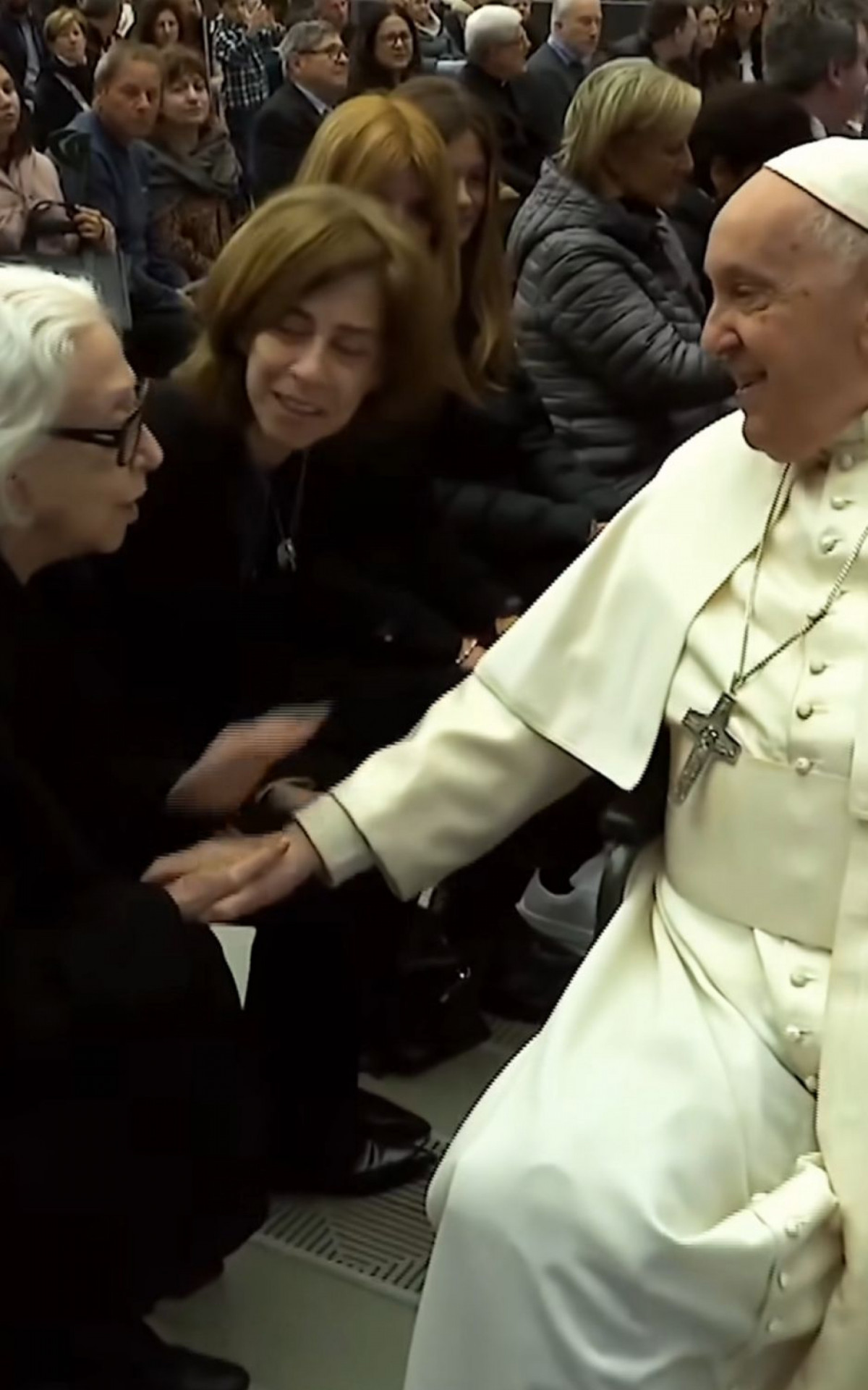 Fernanda Montenegro, Fernanda Torres e Papa Francisco 