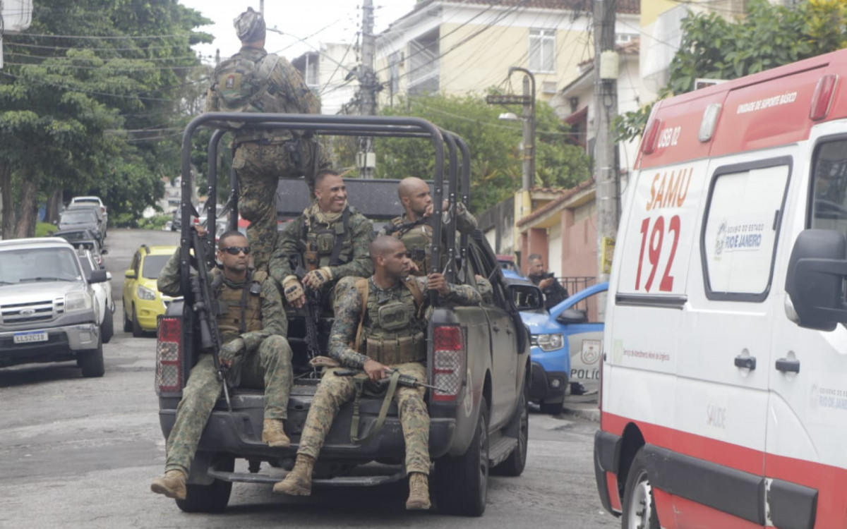 PMs que atuam na operação no Complexo no Israel estiveram no Hospital Estadual Getúlio Vargas