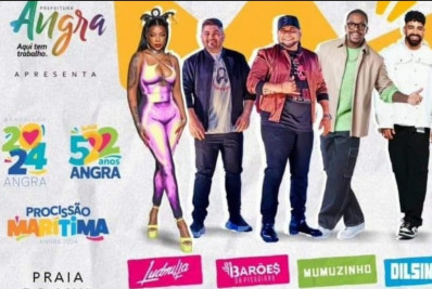 Tudo pronto para a chegada de 2024 em Angra