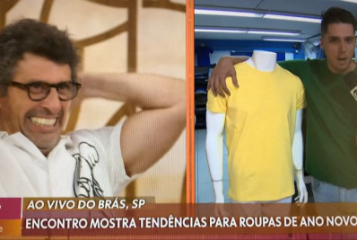 Gafe! Entrevistado chama Milhem Cortaz de Marcius Melhem no 'Encontro'