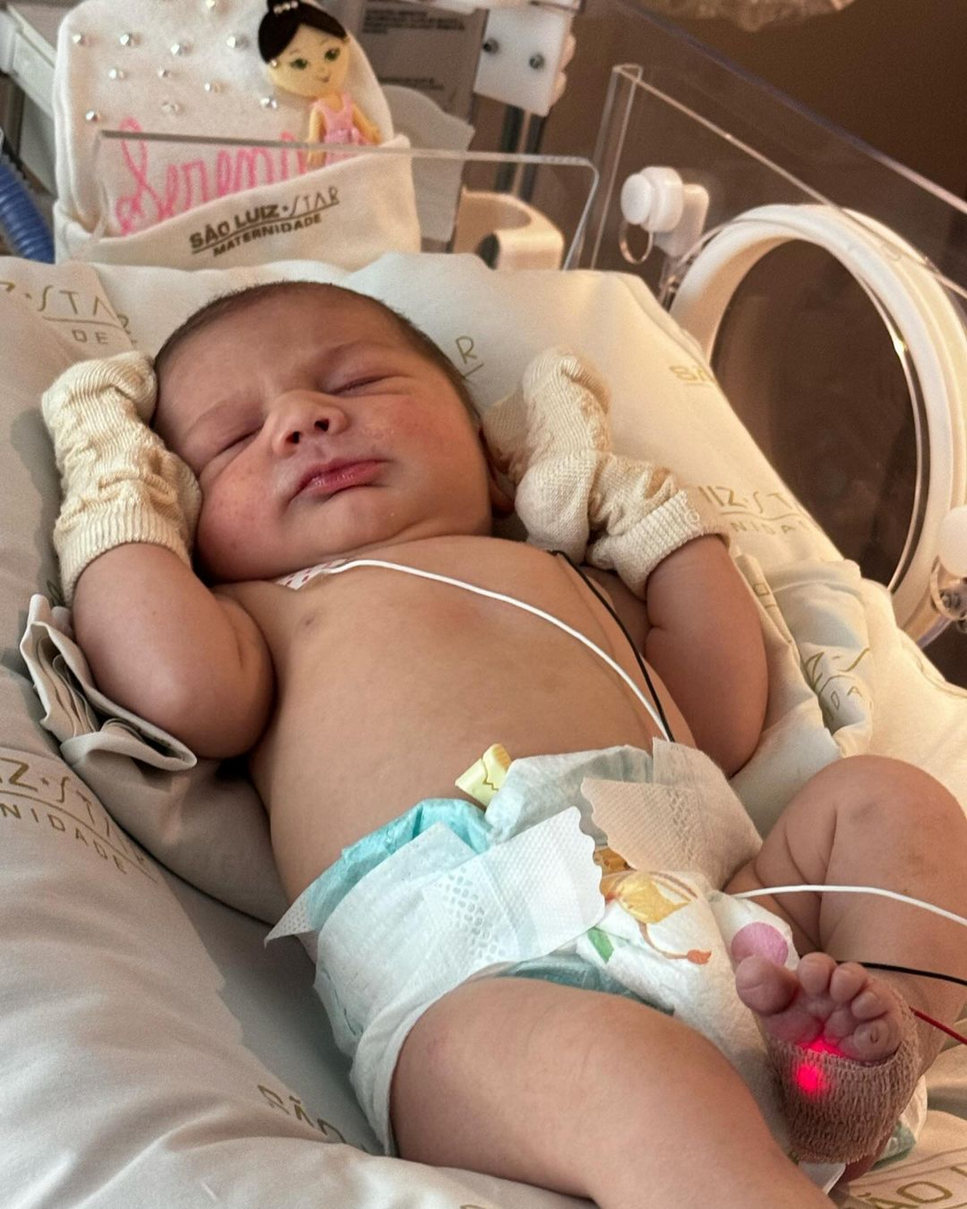 Serena, primeira filha de MC Mirella e Dynho Alves - Divulgação / Instagram