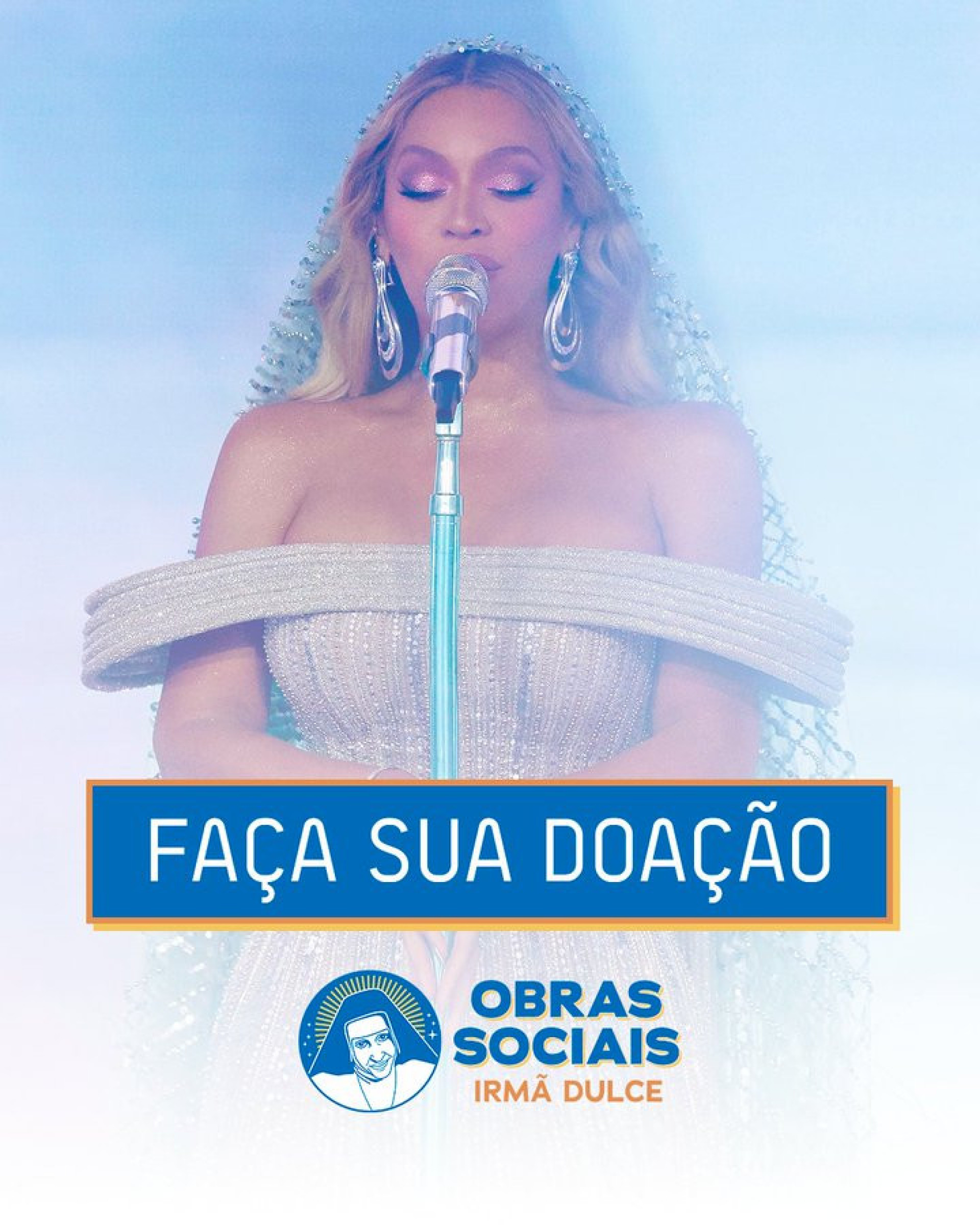 Fãs de Beyoncé pedem doações para a ONG Obras Sociais Irmã Dulce - Reprodução Internet