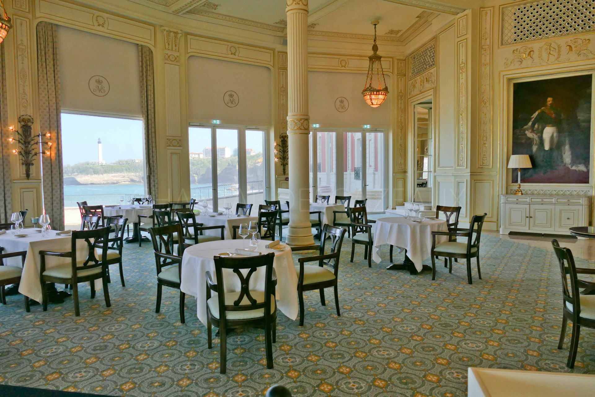 Restaurante comandando por Largeau em Biarritz, na França - Reprodução