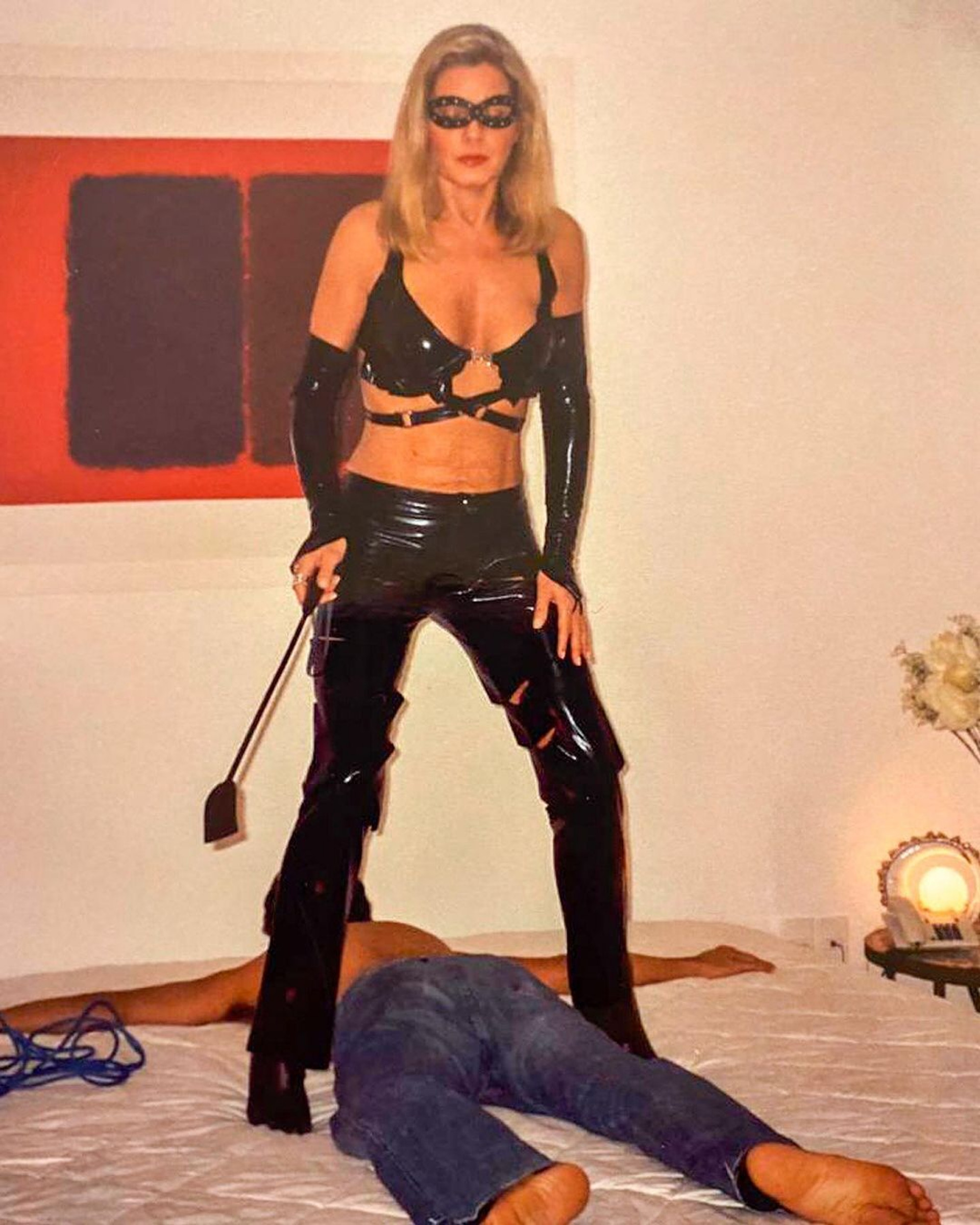 Vera Fischer nos bastidores do filme 