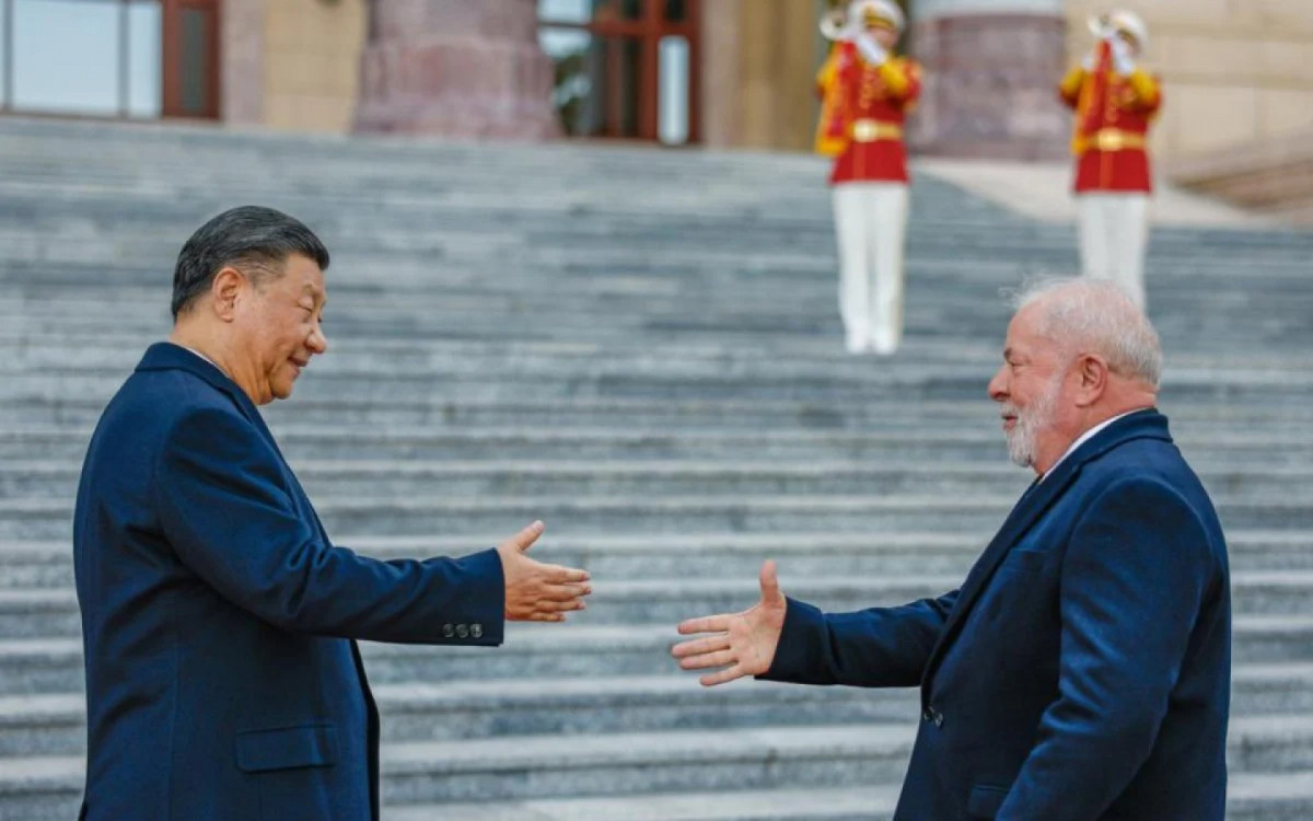 Lula durante sua visita à China