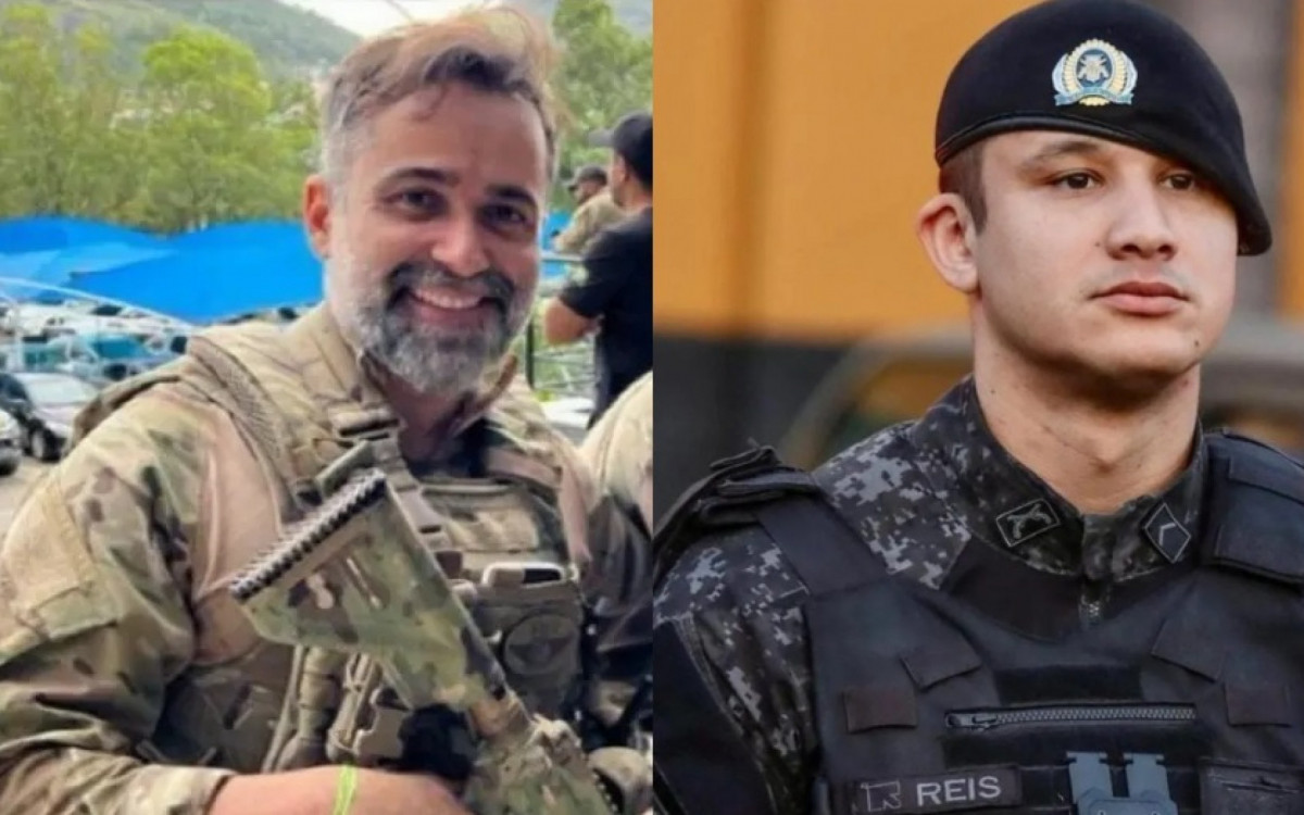 Mortes dos policiais Lucas Caribé (à esquerda) e Patrick Reis (à direita) desencadearam grandes operações