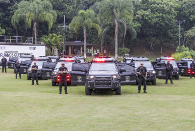 Secretaria de Administração Penitenciária recebe 52 novas viaturas semiblindadas