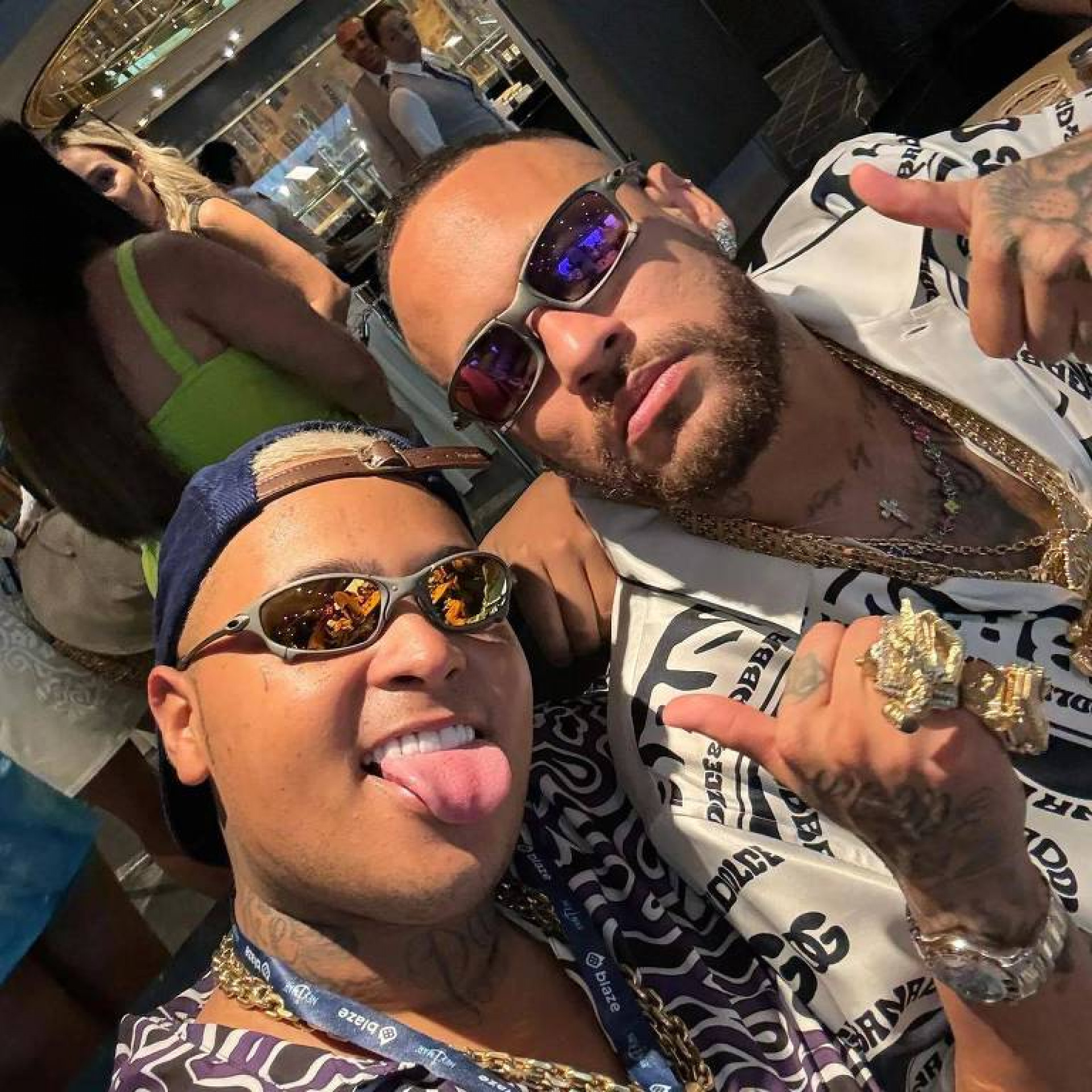 MC Ryan SP marcou presença no cruzeiro de Neymar - Reprodução / Instagram