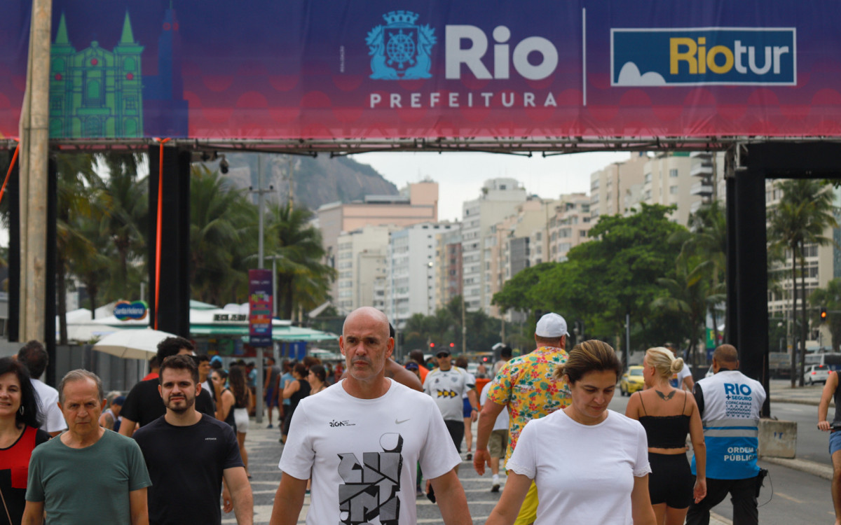 Movimentação Copacabana, neste sábado (30)