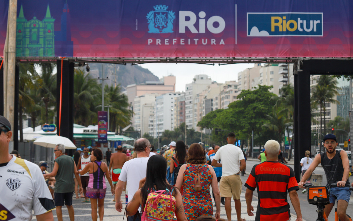 Movimentação Copacabana, neste sábado (30)