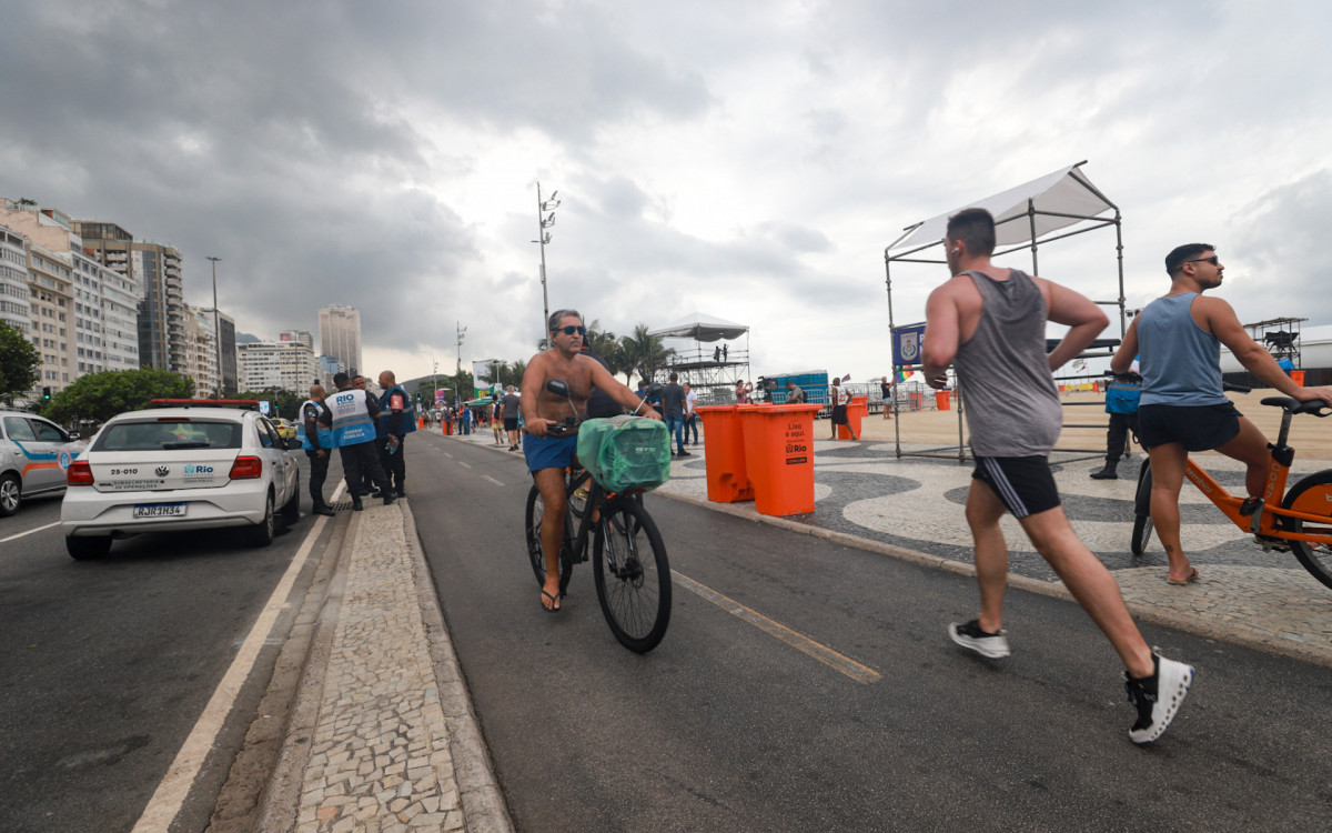Movimentação Copacabana, neste sábado (30)