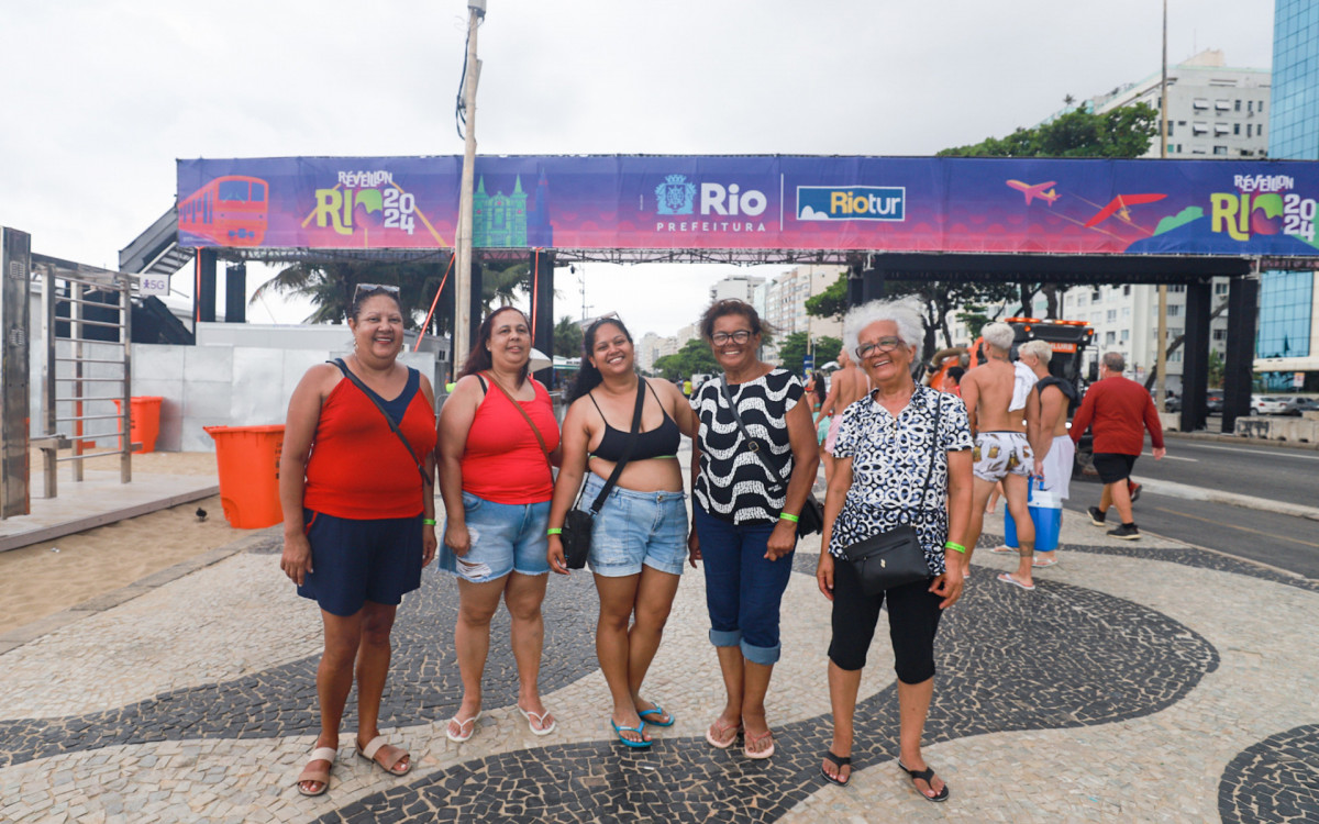 Movimentação Copacabana, neste sábado (30)