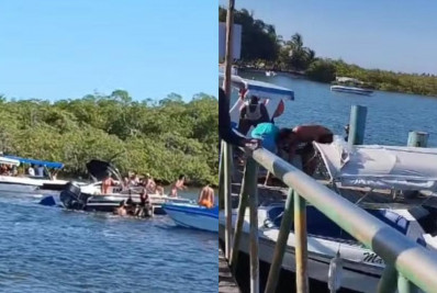 Duas pessoas morrem na Bahia após acidente entre lanchas