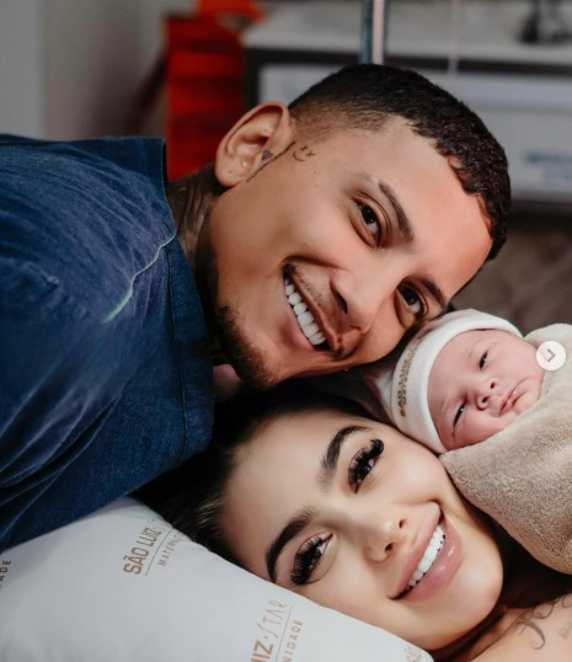 MC Mirella e Dynho Alves são pais de Serena, primeira filha do casal - Reprodução / Instagram / Aline Morais