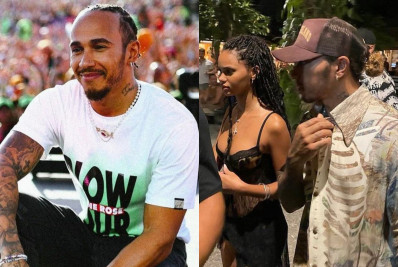 Lewis Hamilton é visto na Bahia com modelo brasileira Juliana Nalú