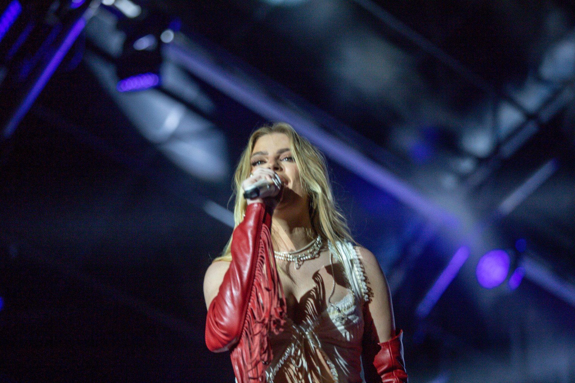 Réveillon Rio 2024, apresentação da cantora Luiza Sonza em Copacabana na noite deste domingo (31) - Renan Areias/Agência O Dia