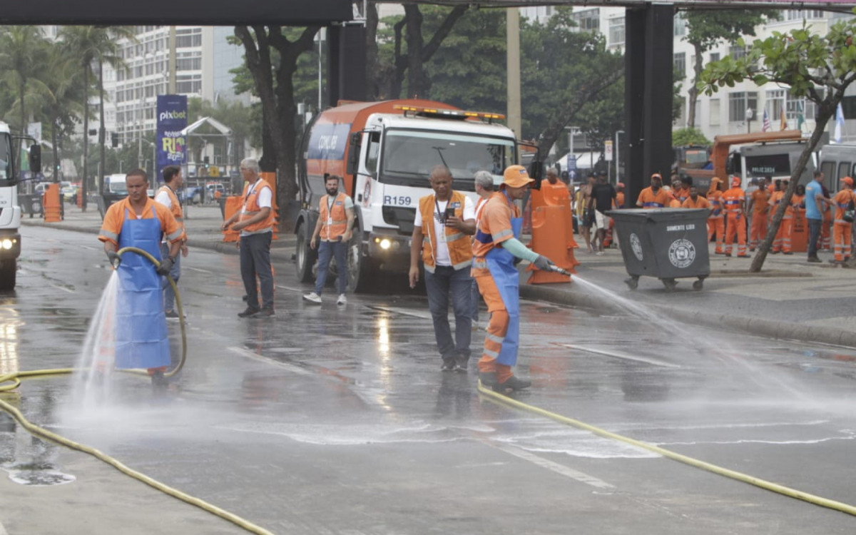 Megaoperação de limpeza contou com efetivo recorde e 215 veículos
