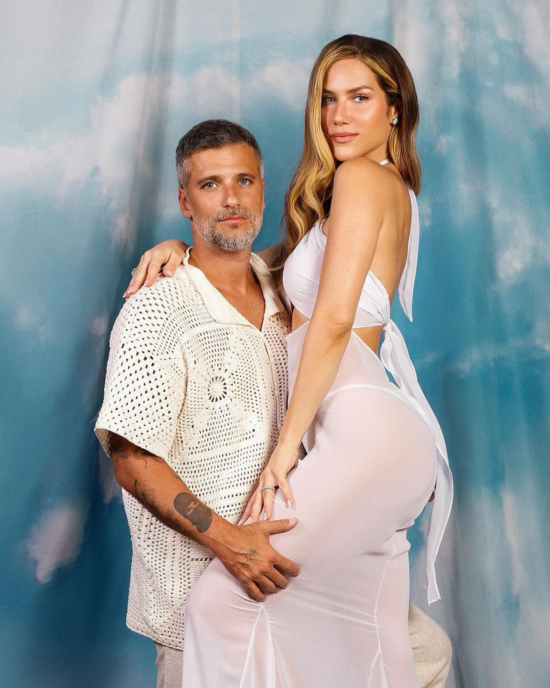 Giovanna Ewbank e Bruno Gagliasso curtiram o Réveillon em família - Reprodução Internet