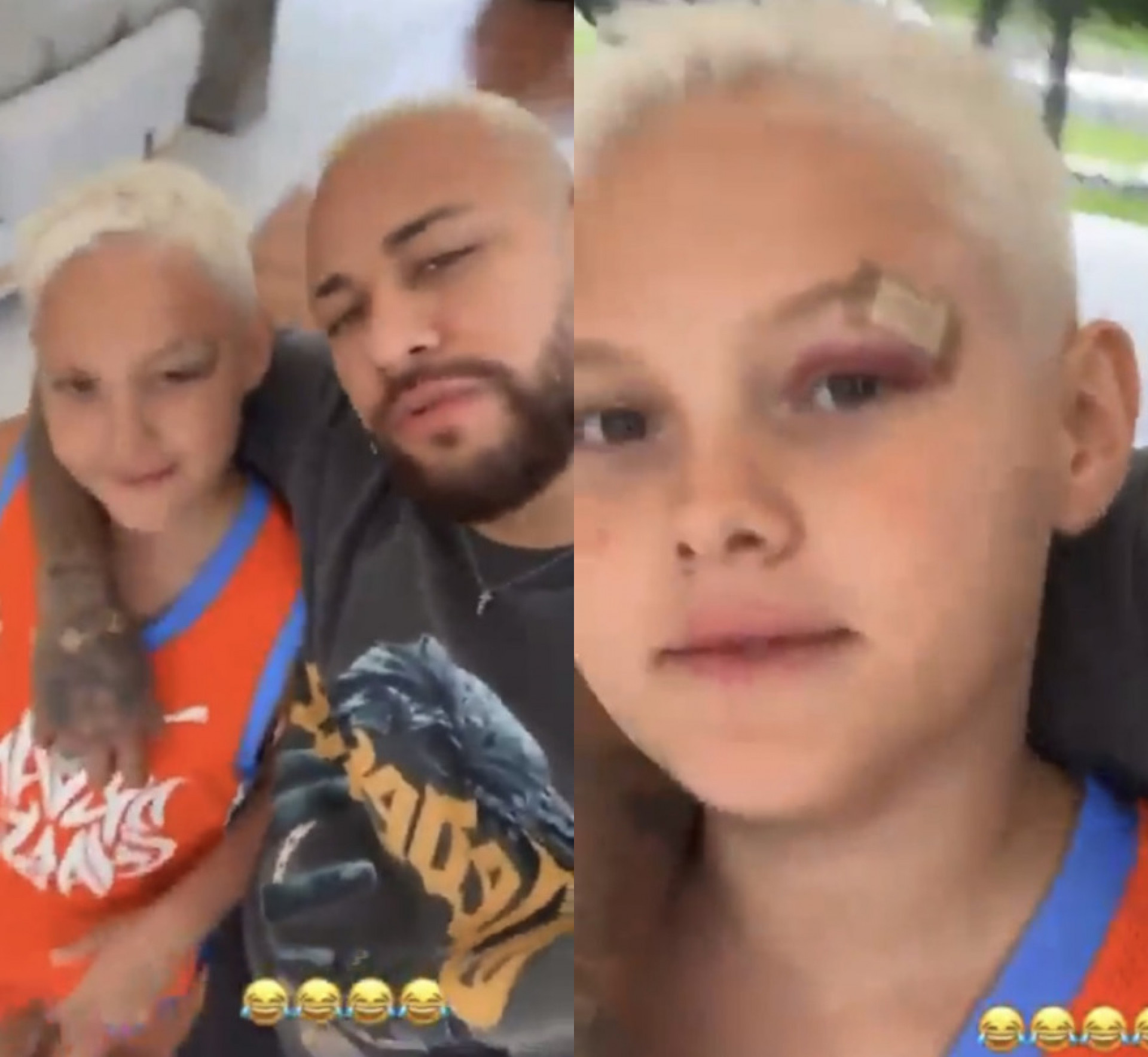 Davi Lucca, filho de Neymar, sofre acidente ao jogar futebol - Reprodução