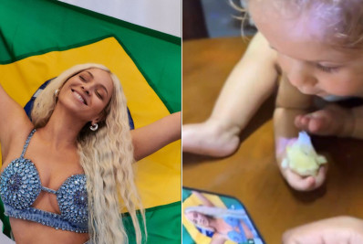 Maria Flor confunde Virgínia com Beyoncé e diverte amigos da influenciadora: 'Pézinho no chão'