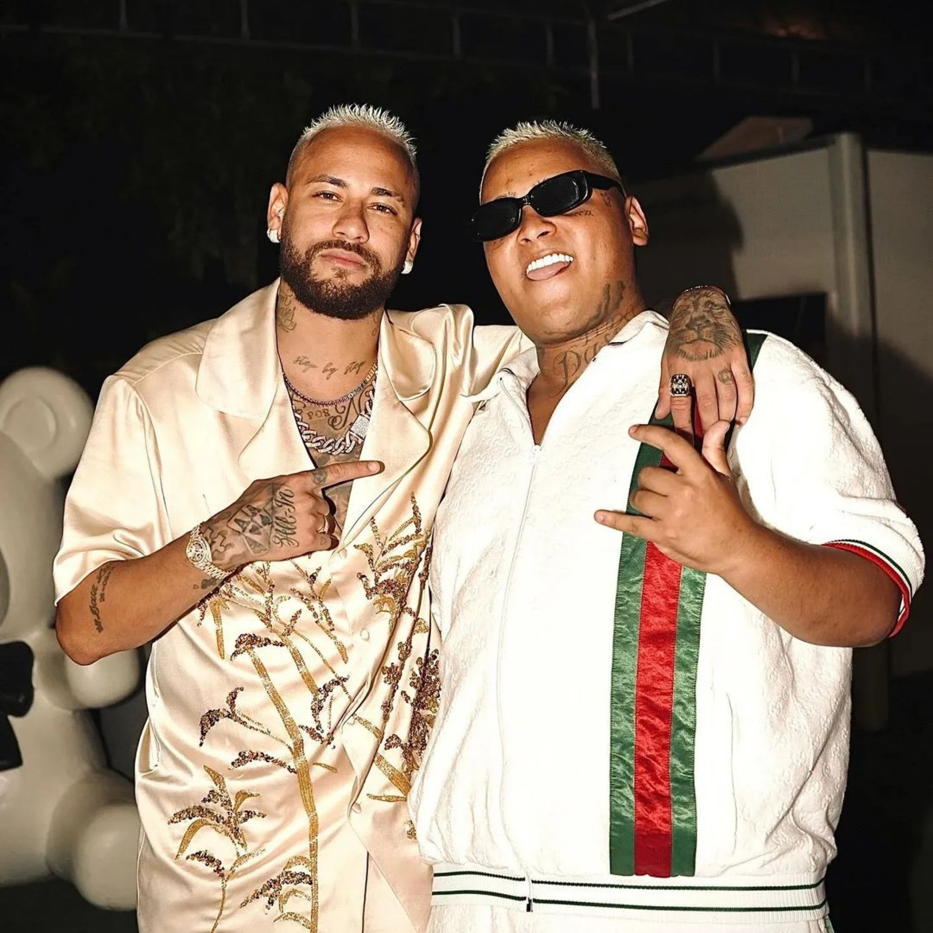 Neymar e MC Ryan SP - Reprodução / Instagram