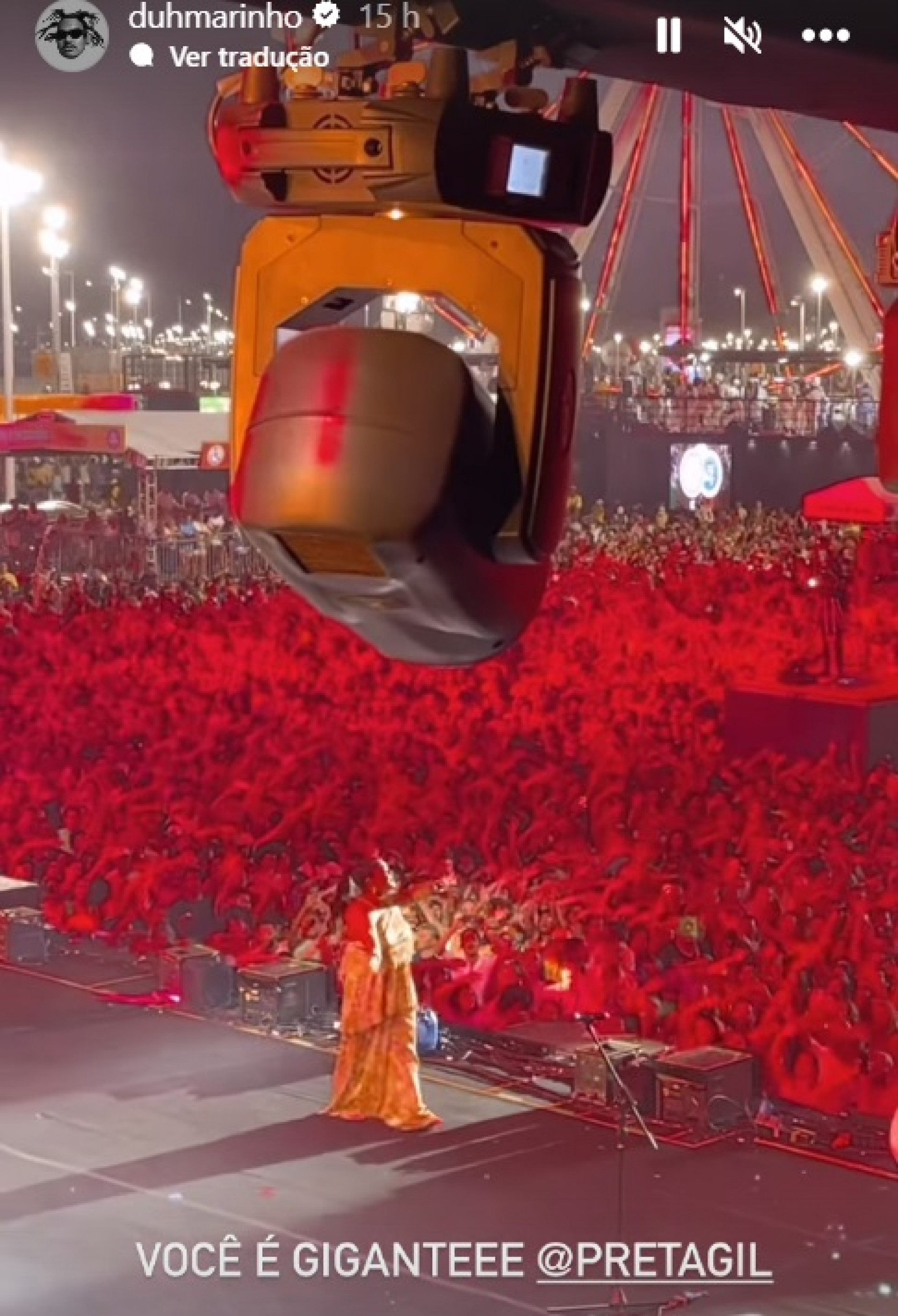 Ao lado da família, Preta Gil faz seu primeiro grande show na Virada Salvador - Reprodução Internet