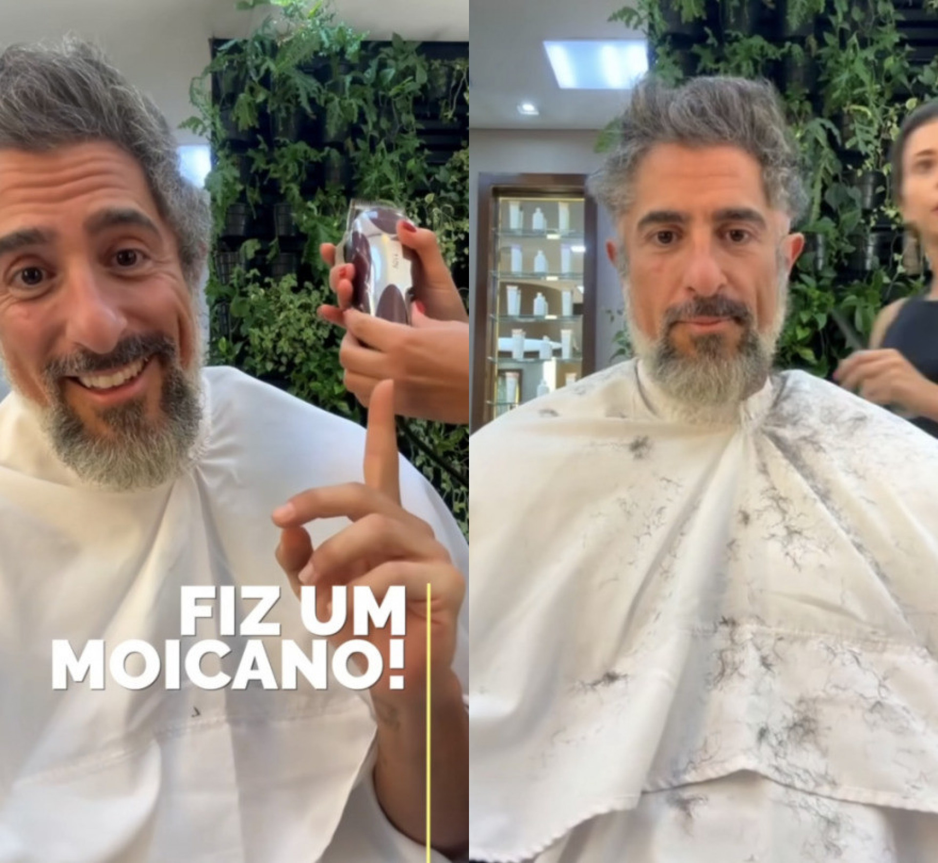 Marcos Mion muda visual - Reprodução