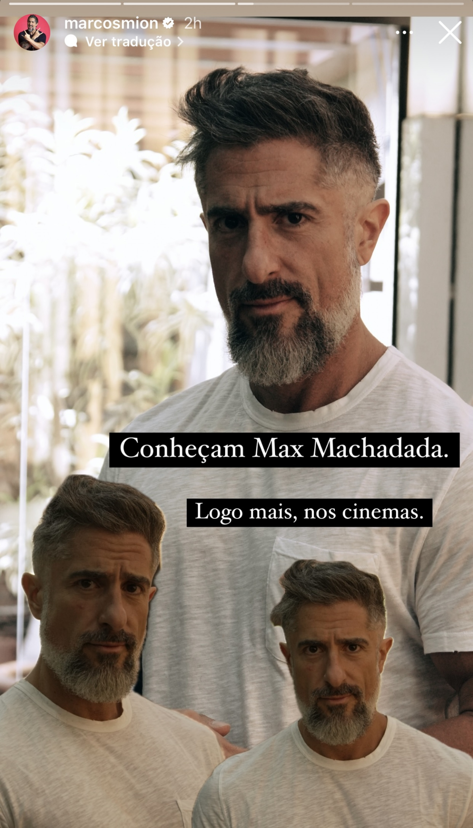 Marcos Mion muda visual - Reprodução