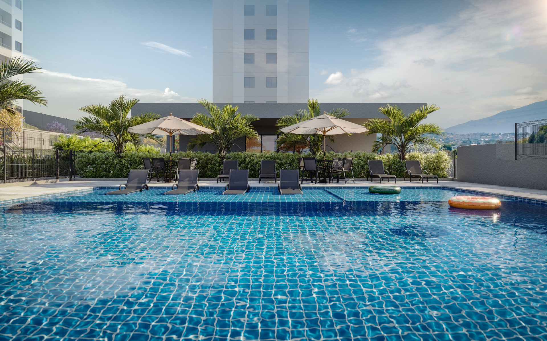 &Aacute;rea de lazer de residencial pelo Minha Casa, Minha Vida que acaba de ser lan&ccedil;ado em Campo Grande - Divulga&ccedil;&atilde;o