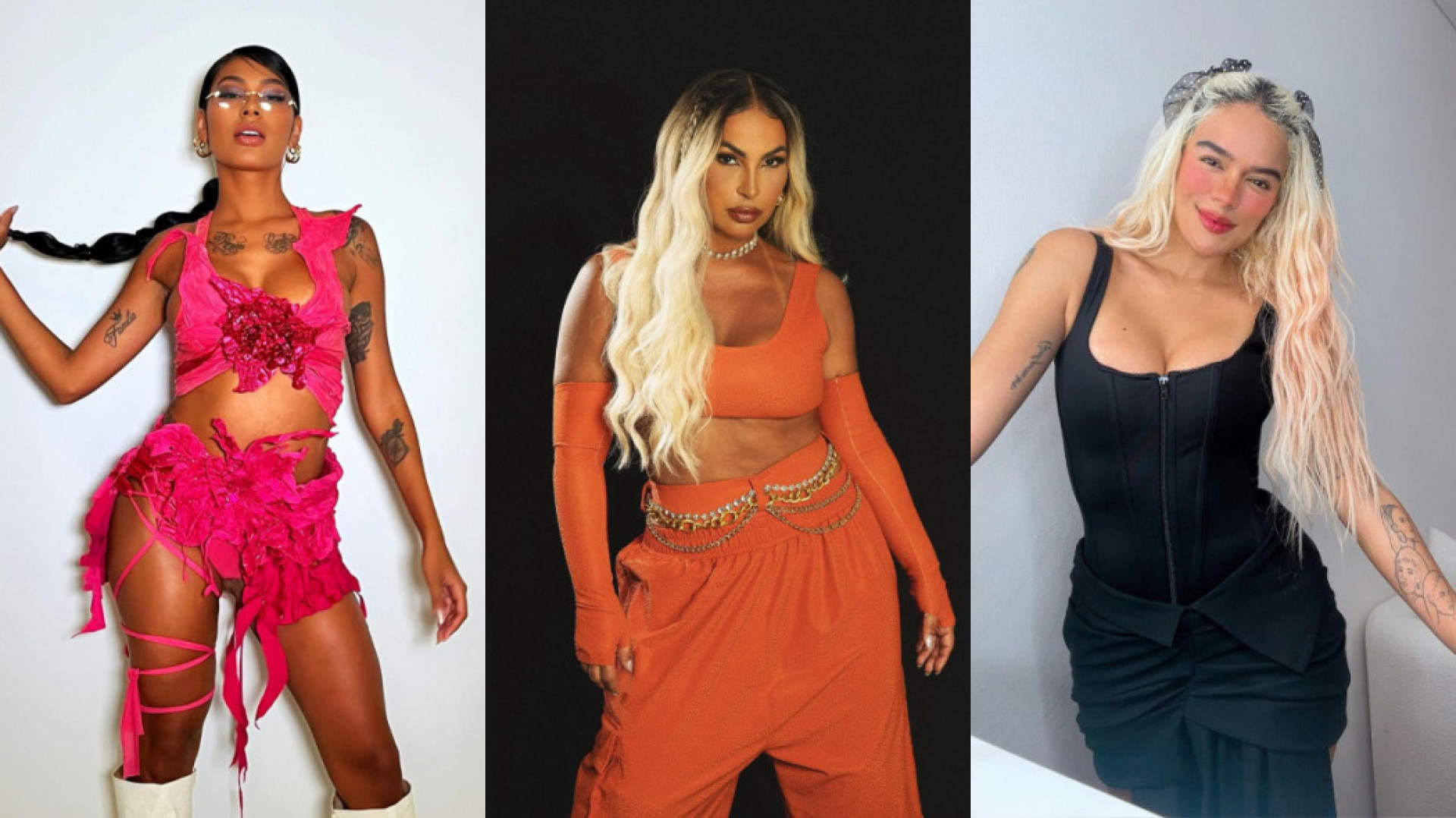 Pocah defende Valesca Popozuda em treta com público de Karol G - Reprodução