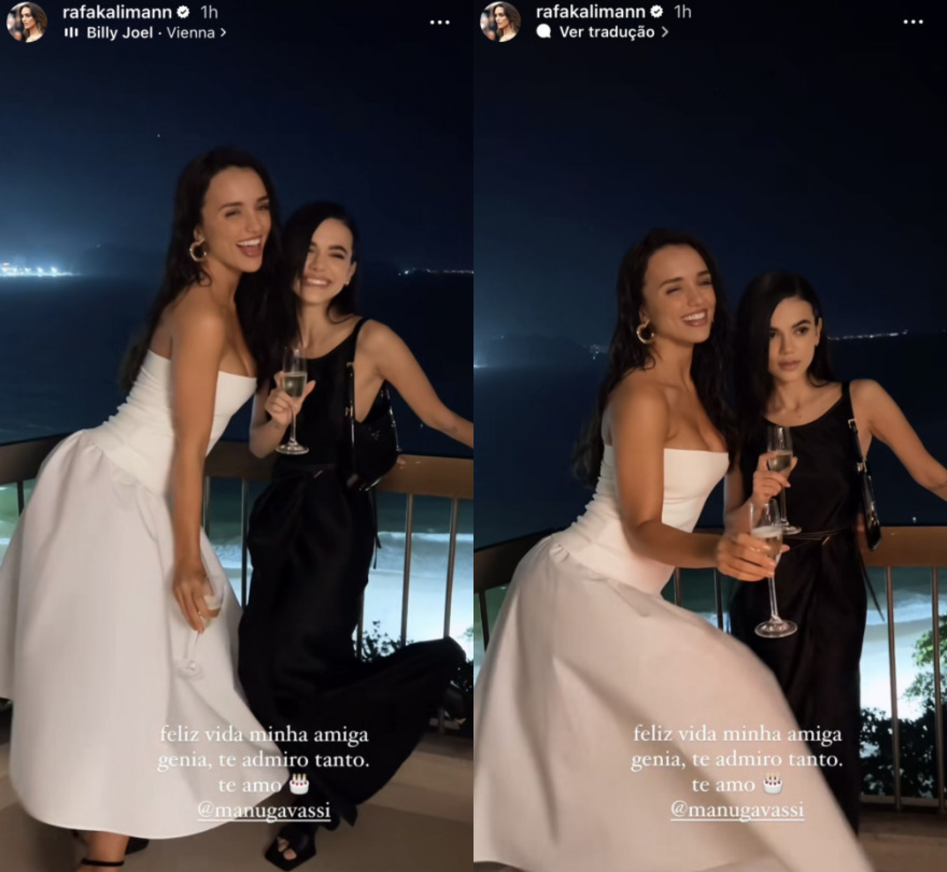 Rafa Kalimann celebra aniversário de Manu Gavassi - Reprodução