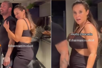 Em vídeo, Paolla Oliveira surge dançando 'Voando pro Pará' e se surpreende com coreografia de Diogo Nogueira; assista