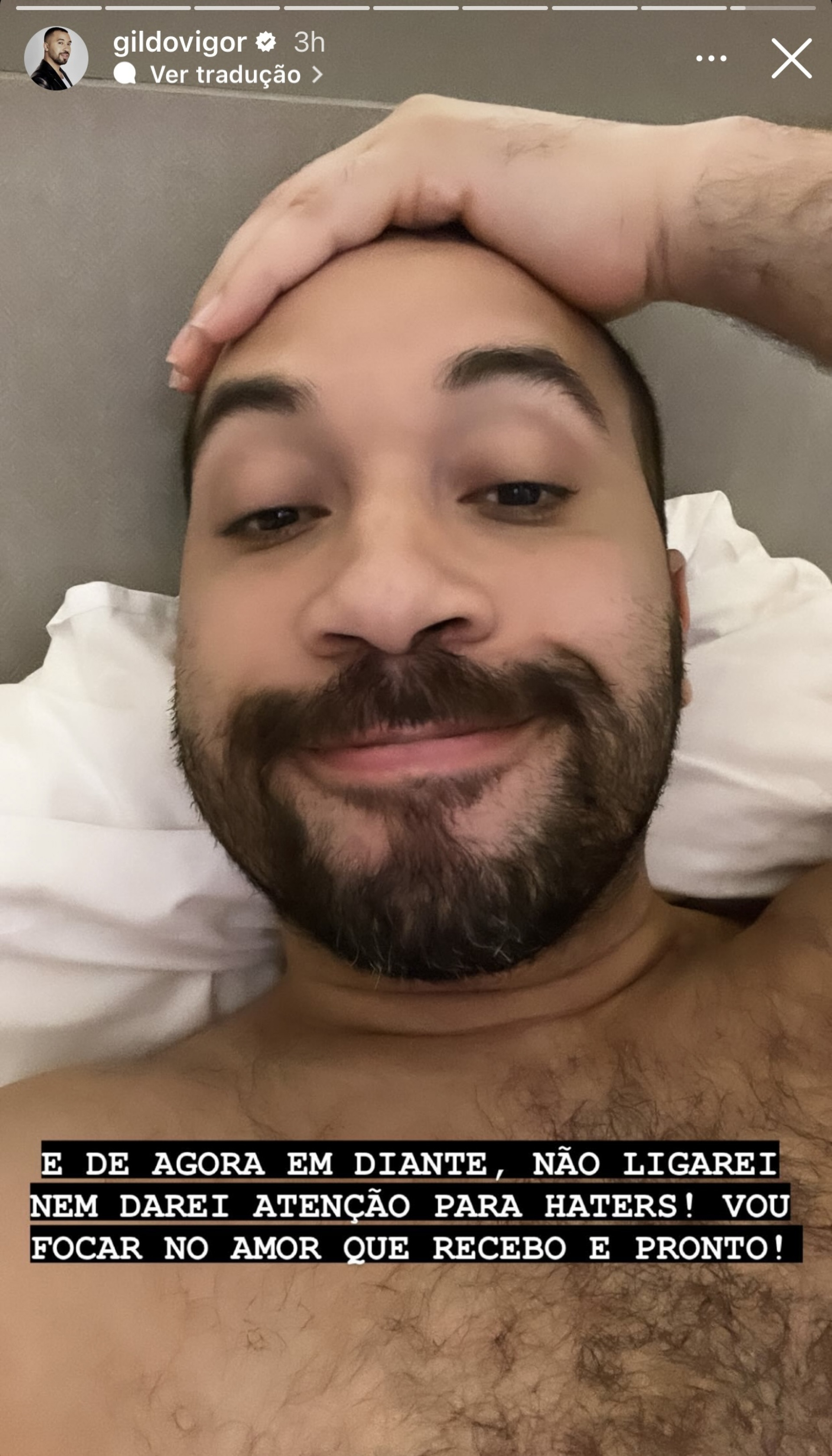 Gil do Vigor faz novo desabafo sobre haters - Reprodução