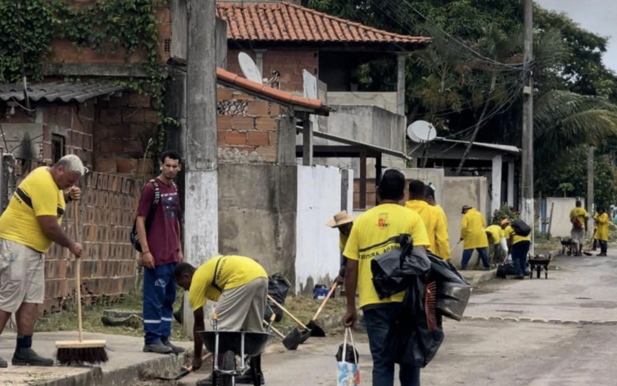 Instalação de LED no bairro Rio do Limão