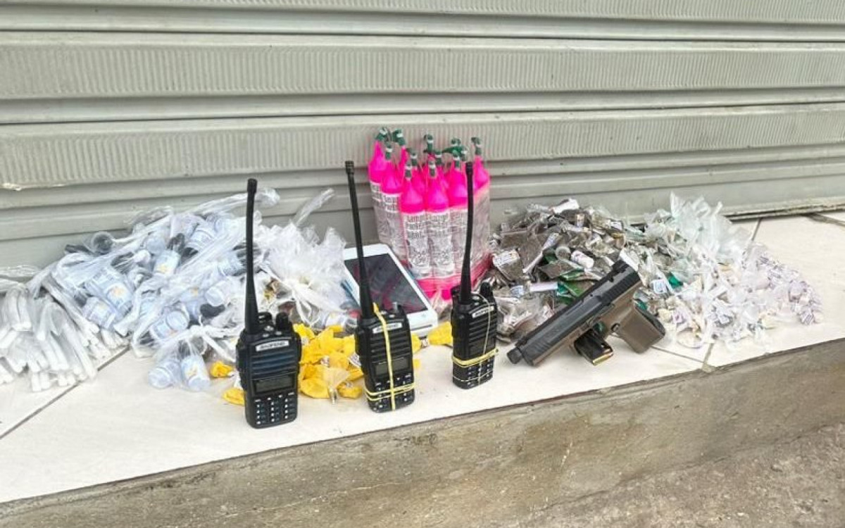 Material foi apreendido na comunidade Buraco do Boi