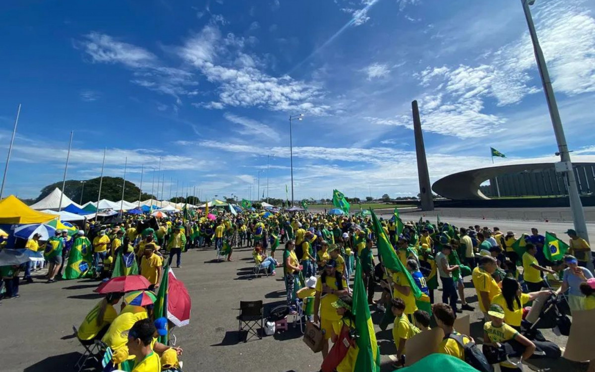 Acampamentos dos golpistas
 - Reprodução: redes sociais