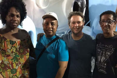 Recuperado, Marcos Lerroy retorna com emoção ao barracão da Inocentes de Belford Roxo