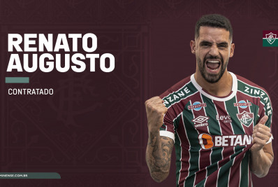Fluminense anuncia a chegada de Renato Augusto, que celebra: 'Já tinha um namoro há um tempo'