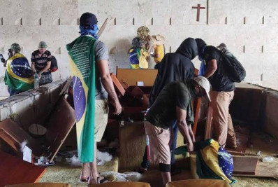 Pesquisa aponta que nove em cada dez brasileiros reprovam as invasões de 8 de janeiro