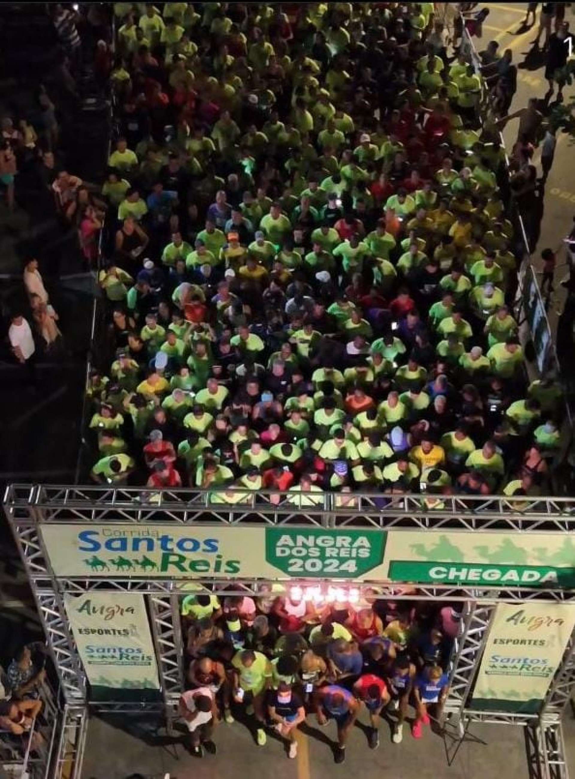 Cerca de 1.200 atletas, profissionais e amadores, abrilhantaram a tradicional Corrida de Santos Reis  em celebra&ccedil;&atilde;o aos 522 anos de Angra dos Reis - Divulga&ccedil;&atilde;o/Reprodu&ccedil;&atilde;o rede social