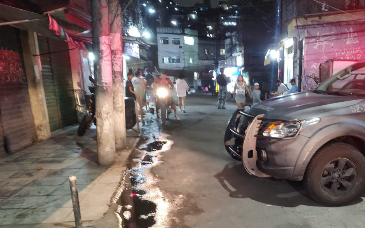 Confronto aconteceu durante um patrulhamento de equipes do BPChq no Pontilhão
