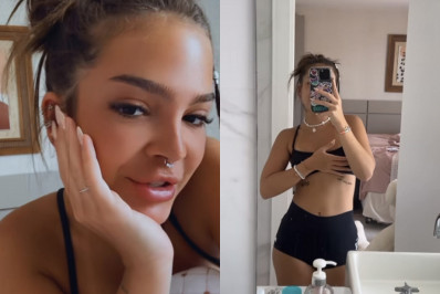 Mel Maia volta à rotina de treinos e desabafa: 'Meu tanquinho já foi embora'