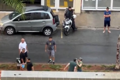 Homem cospe no rosto de mulher e acaba agredido em São Paulo