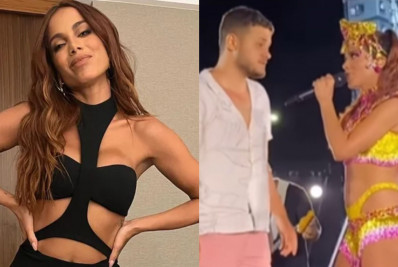 Web estranha simpatia de Anitta em show na Bahia: 'Tão galera'