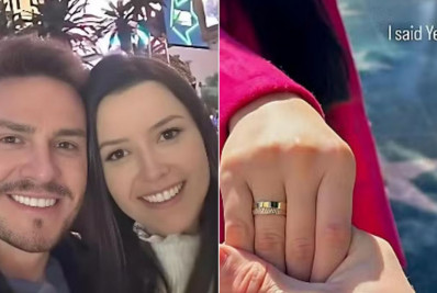 Ex-BBB Gustavo Cowboy pede a namorada em casamento: 'Eu disse sim'